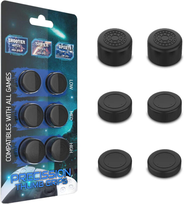 Zestaw 6 nakładek na analogi pada PS5
