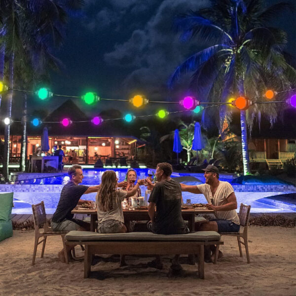 Ogrodowe lampki LED oświetlenie RGB - obrazek 9