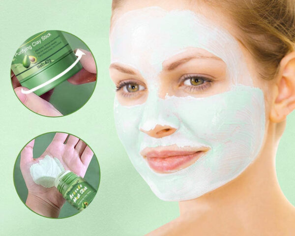 Avocado mask stick maseczka awokado oczyszczająca twarz - obrazek 5