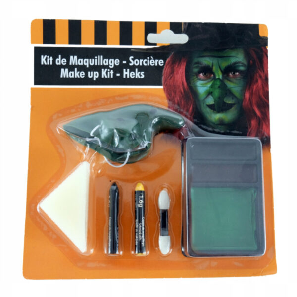 Zestaw makijaż Halloween wiedźma charakteryzacja