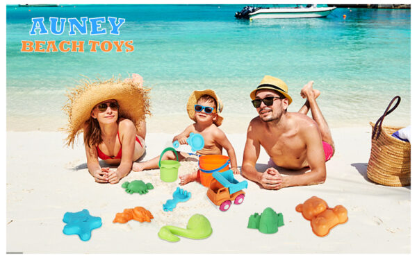 Zestaw zabawek plażowych 23 zabawki do piasku - obrazek 6