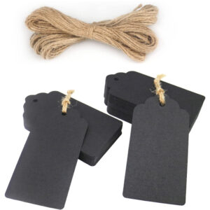 Zestaw 100szt Etykiet z papieru na prezent HANDMADE