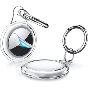 2x AIRTAG AIR TAG ETUI BRELOK DO KLUCZY Transparentne