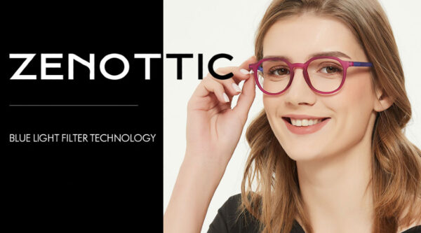 ZENOTTIC 4-pak okulary blokujące niebieskie światło UNISEX - obrazek 7