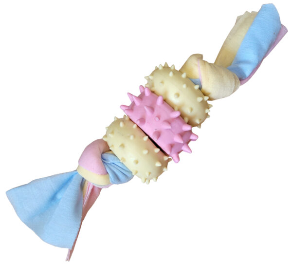 Gryzak dla psa Kolorowy Cukierek 22cm - obrazek 2