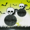 2 Kule plaster miodu Halloween Czaszka
