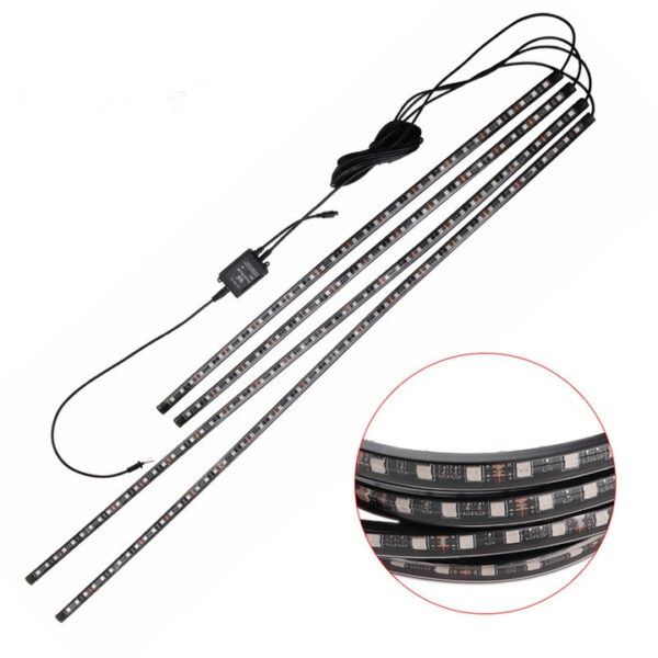 Oświetlenie podwozia listwy LED RGB neony tuning - obrazek 2