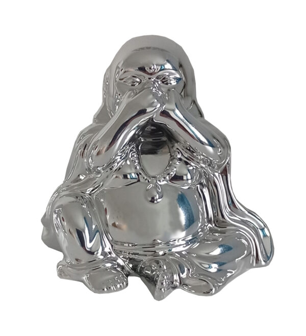 Figurka Budda srebrna nie mówię