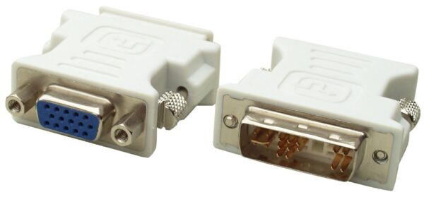 Adapter przejściówka DVI-A Analog 12+5 na VGA