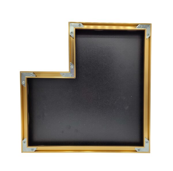 Ramka aluminiowa złota 31x31 cm nieregularny kształt - obrazek 2