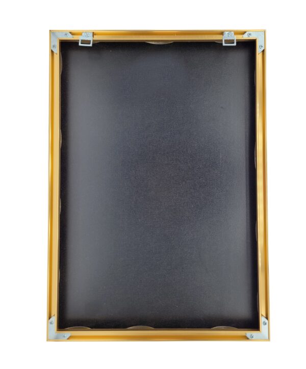 Ramka aluminiowa złota 27x42,5 cm - obrazek 2
