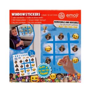 Naklejki na okno 2 arkusze na szybę lustro emoji