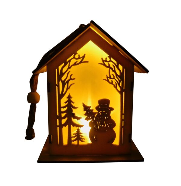 Domek LED zawieszka latarnia świąteczna - obrazek 2