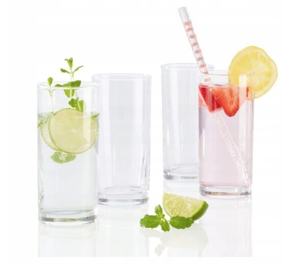 Zestaw szklanek 4 sztuki 295 ml