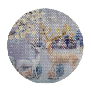 Diamentowa mozaika 5D Haft Diamentowy 50x50cm jelenie