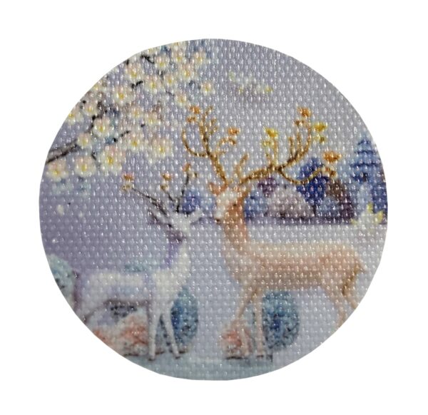 Diamentowa mozaika 5D Haft Diamentowy 50x50cm jelenie