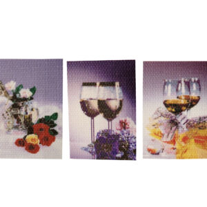 Diamentowa mozaika 5D Haft Diamentowy 140x65cm tryptyk