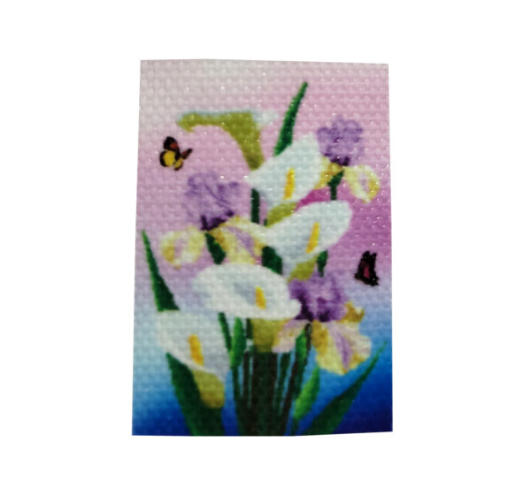 Diamentowa mozaika 5D Haft Diamentowy 50x68 cm kwiaty