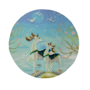 Diamentowa mozaika 5D Haft Diamentowy 50x50cm jelenie