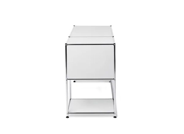 Metalowe biurko CN3 białe 116x75x52,5 cm - obrazek 5