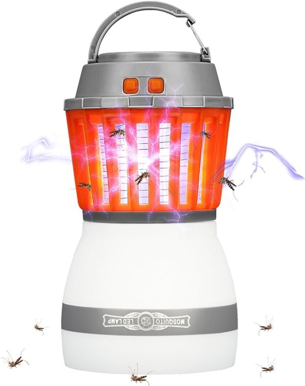 Lampka podróżna kempingowa owadobójcza 2w1