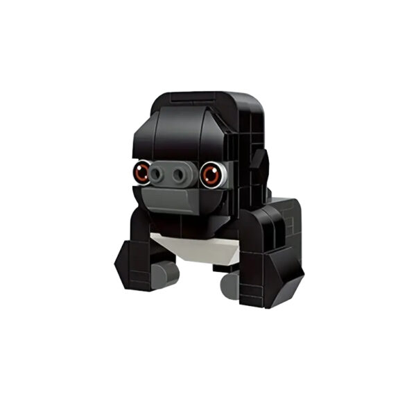 Mini klocki budowlane konstrukcyjne dla dzieci goryl 98 el. - obrazek 2