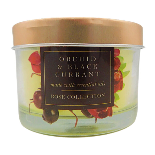 Świeca zapachowa orchid & black currant 84g naturalne olejki