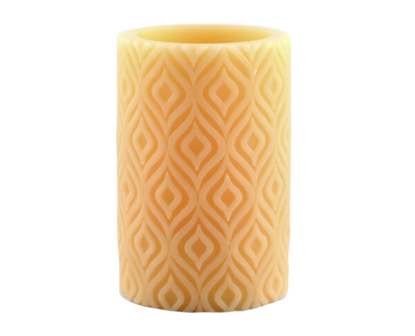 Świeca woskowa Led 10x15 cm na baterie