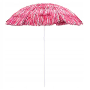 Parasol plażowy hawajski 150x180 cm różowy