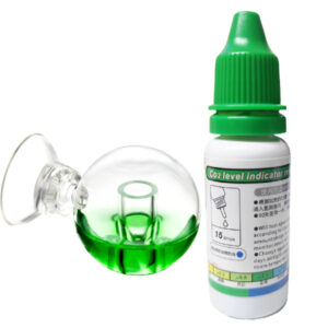 Stały test CO2 indykator + płyn 15ml do akwarium