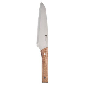 Nóż szefa kuchni Bergner 20 cm stal nierdzewna bambus