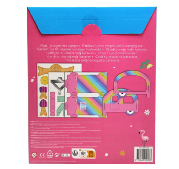 Zbuduj swoją mini przyczepę kempingową puzzle 3D - obrazek 2