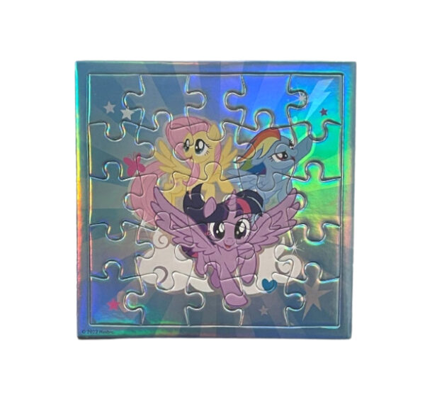 Kartka urodzinowa puzzle My Little Pony 15,5 x 15,5 cm - obrazek 2