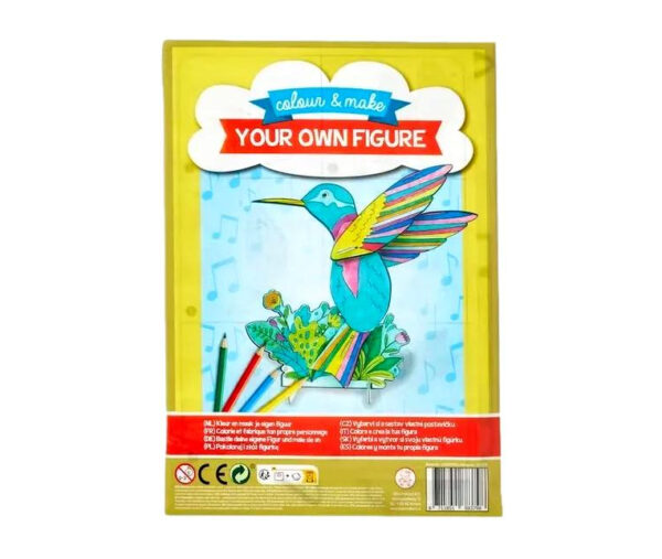Figurka 3D model zestaw kreatywny puzzle koliber DIY - obrazek 3