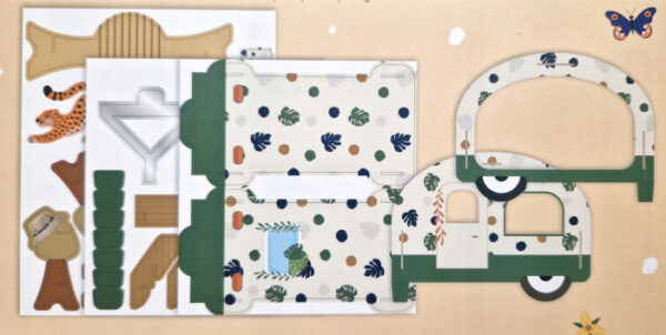 Zbuduj swoją mini przyczepę kempingową puzzle 3D - obrazek 2