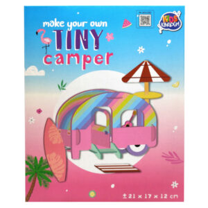 Zbuduj swoją mini przyczepę kempingową puzzle 3D