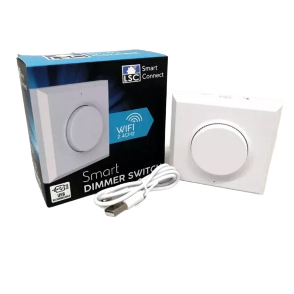 Obrotowy ściemniacz Sterowany WI-FI smart connect biały LSC - obrazek 4