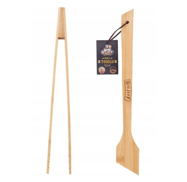 Bambusowe szczypce do grilla kuchenne 38,5 cm