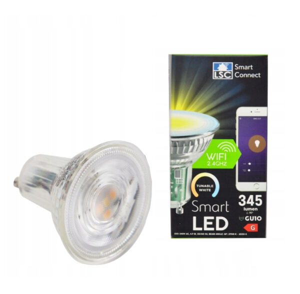 Inteligentna żarówka GU10 LED LSC smart connect 345 lumen