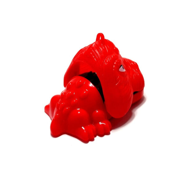 Gra zręcznościowa mini dinozaur gryzak czerwony - obrazek 3