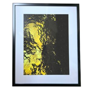 Ramka na zdjęcie obraz 40 x 50 czarna abstrakcja