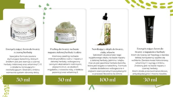 Zestaw kosmetyków Teaology 8 produktów do twarzy - obrazek 5