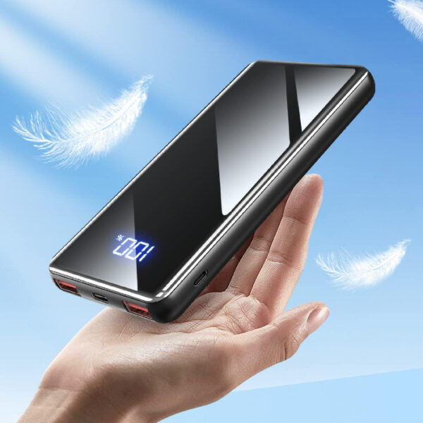 Power Bank 20000 mAh JM2 2xUSB-A USB-C mikroUSB - obrazek 2