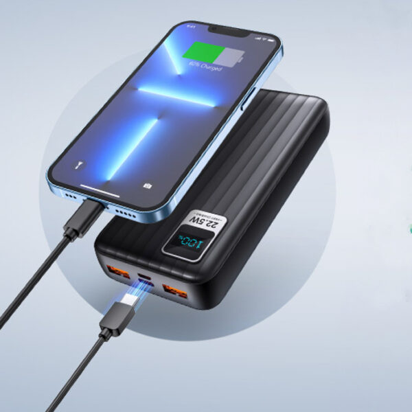 Power Bank 27 000 mAh czarny 22.5W szybkie ładowanie - obrazek 5