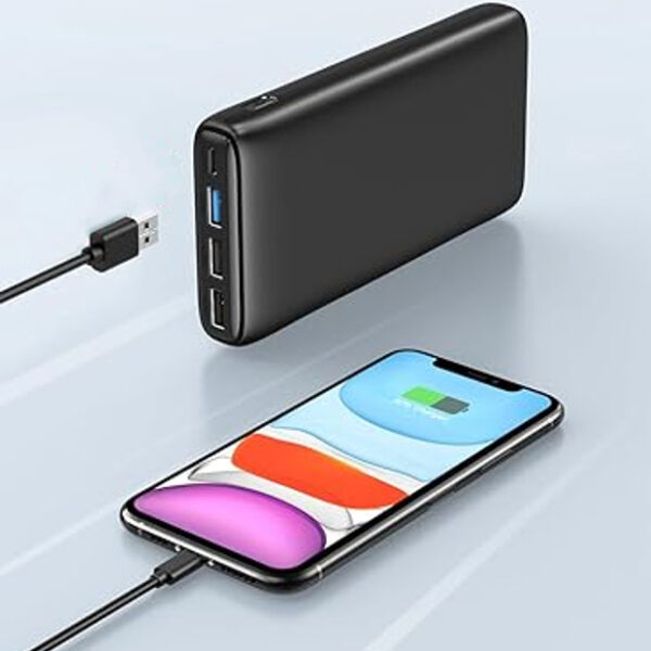 Power Bank 26 800 mAh czarny pojemny Addtop - obrazek 4