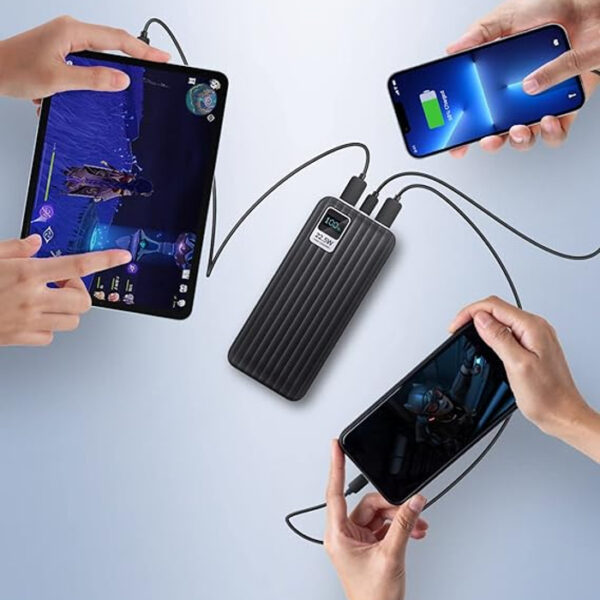 Power Bank 27 000 mAh czarny 22.5W szybkie ładowanie - obrazek 2
