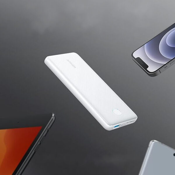 Power Bank 10 000 mAh Anker biały slim - obrazek 2