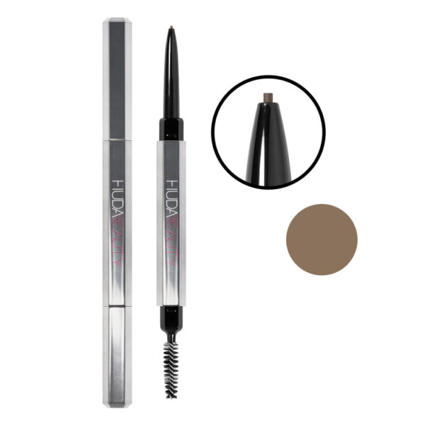 Kredka do brwi Huda Beauty #bomb brows microshade pencil 1 - obrazek 2