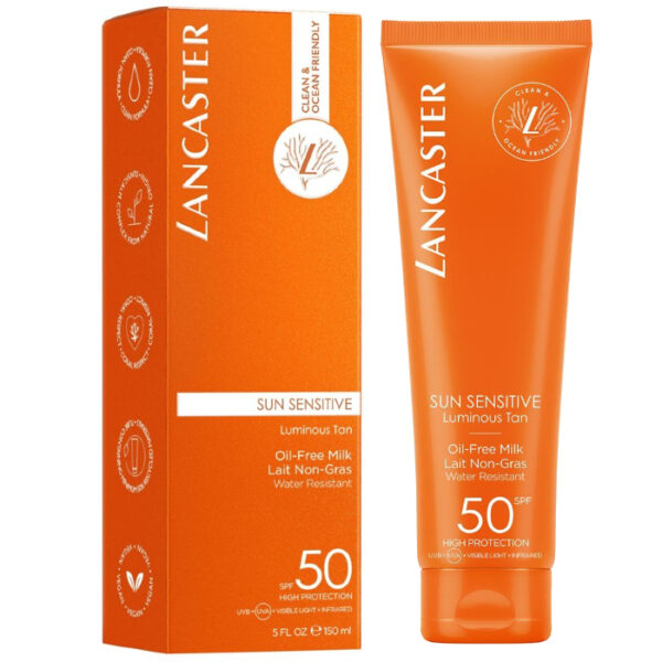 Mleczko do opalania balsam SPF50 Lancaster sun sensitive 150ml