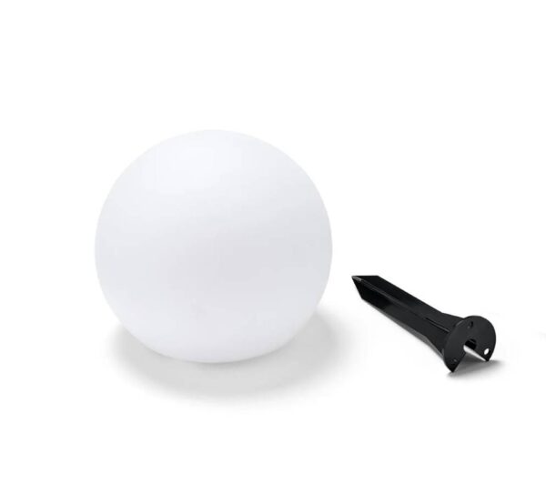 Lampa solarna w kształcie kuli kolorowa RGB 40 cm